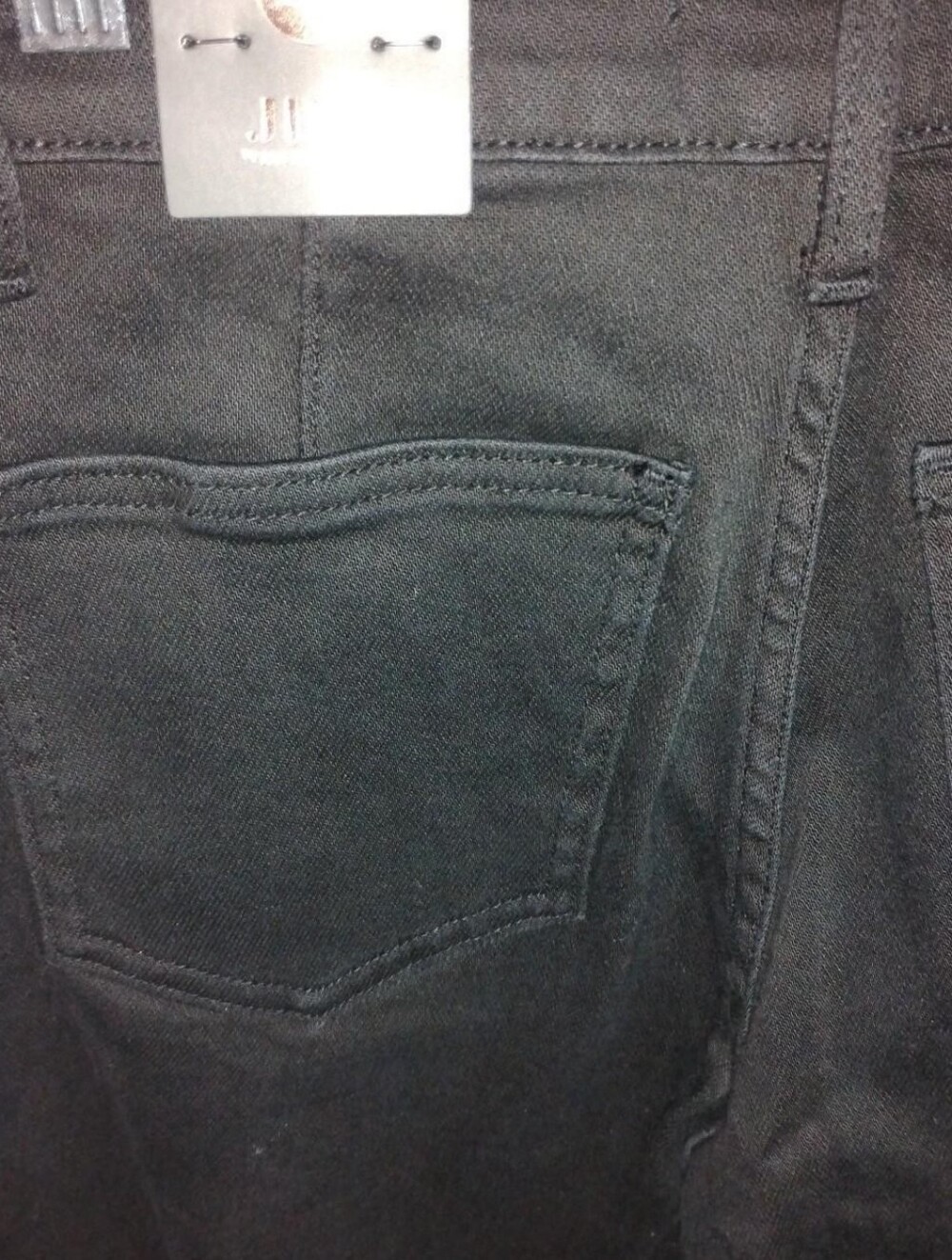 JBD Just Black Denim Women's High-Rise Wide-Leg Jeans - Black, Size 24 (NWT) - Picture 4 of 8